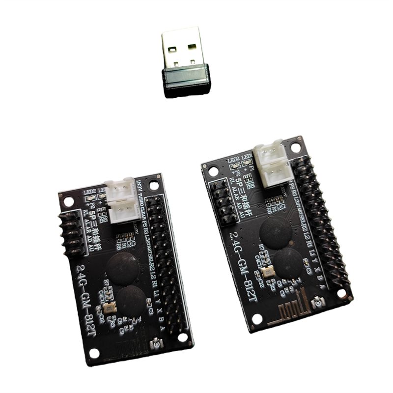 Board Game For 2 Players - A99E-2.4G ワイヤレス 2 プレーヤーアーケード用 USB アーケードゼロ遅延ジョイスティックエンコーダ