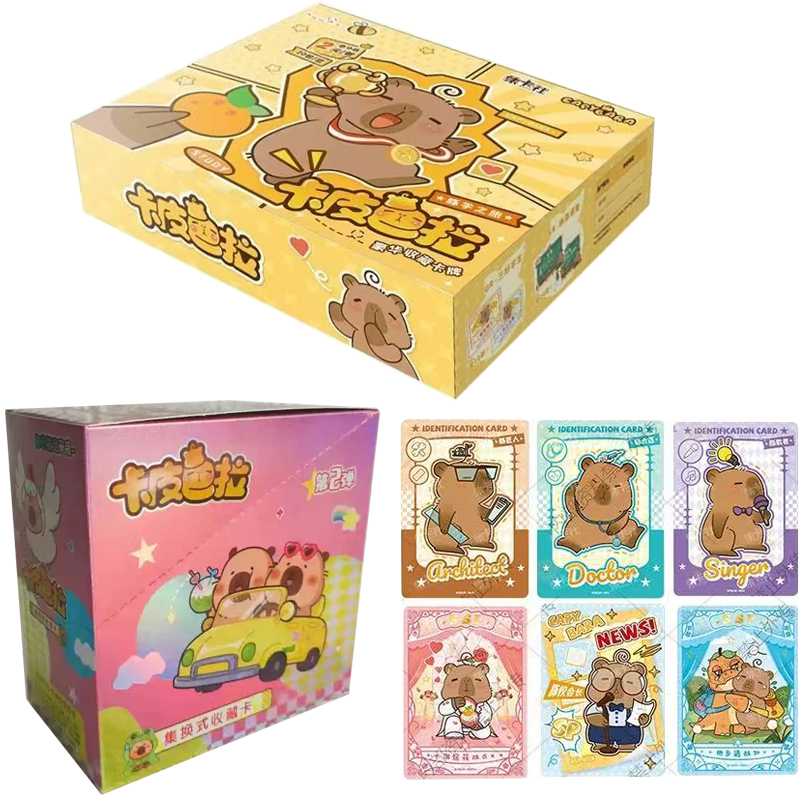 Board Game Box - 2025 カピバラカード楽しい CCG アニメコレクショントレーディングカードブースターボックス子供のおもちゃボードゲーム在庫あり