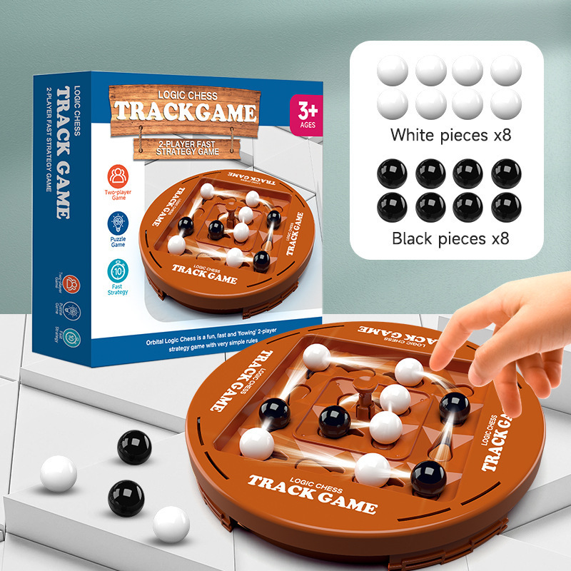 Board Game Nature - チェスゲーム 楽しいテーブルトップ 軌道ロジックチェス ボードゲーム トラックロジックボード ストラテジーゲーム