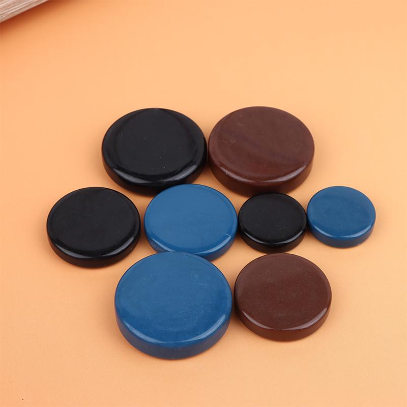 Board Game Vantage - マルチカラーラウンドプラスチックチェスの駒 20/27/32MM 15個 バックギャモン ドラフト 西洋ボードゲーム用品