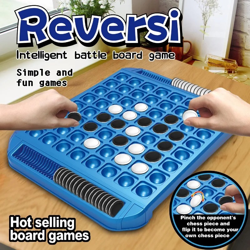 両面フリップボード戦略ゲーム 2人用 ロジックトレーニング  - Board Game For 3 Players のレビューと価格