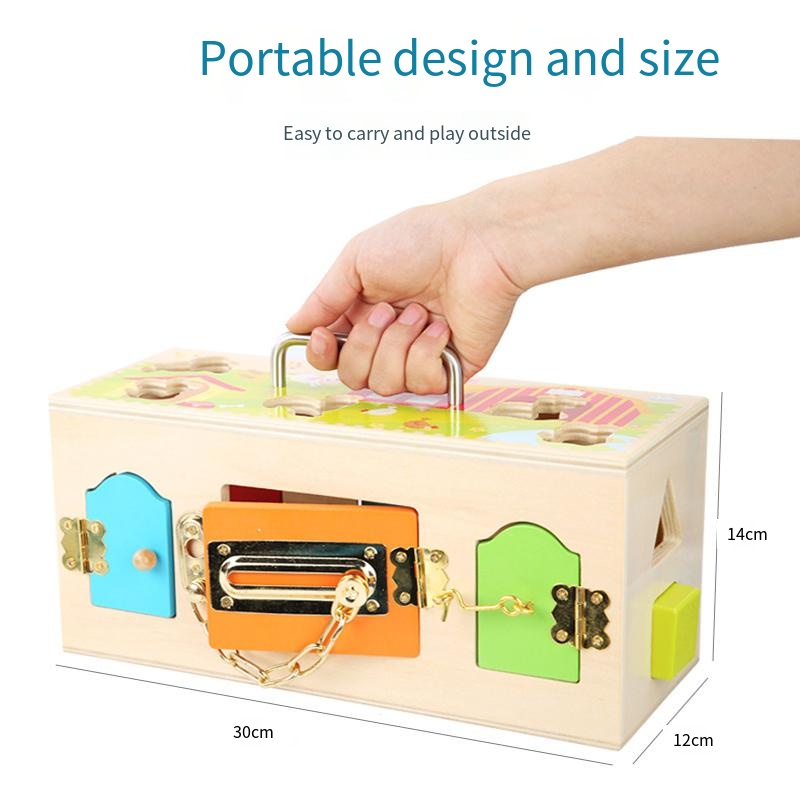 モンテッソーリの木のおもちゃ箱,アクティビティボックス,ビジ - Board Game Nature のレビューと価格