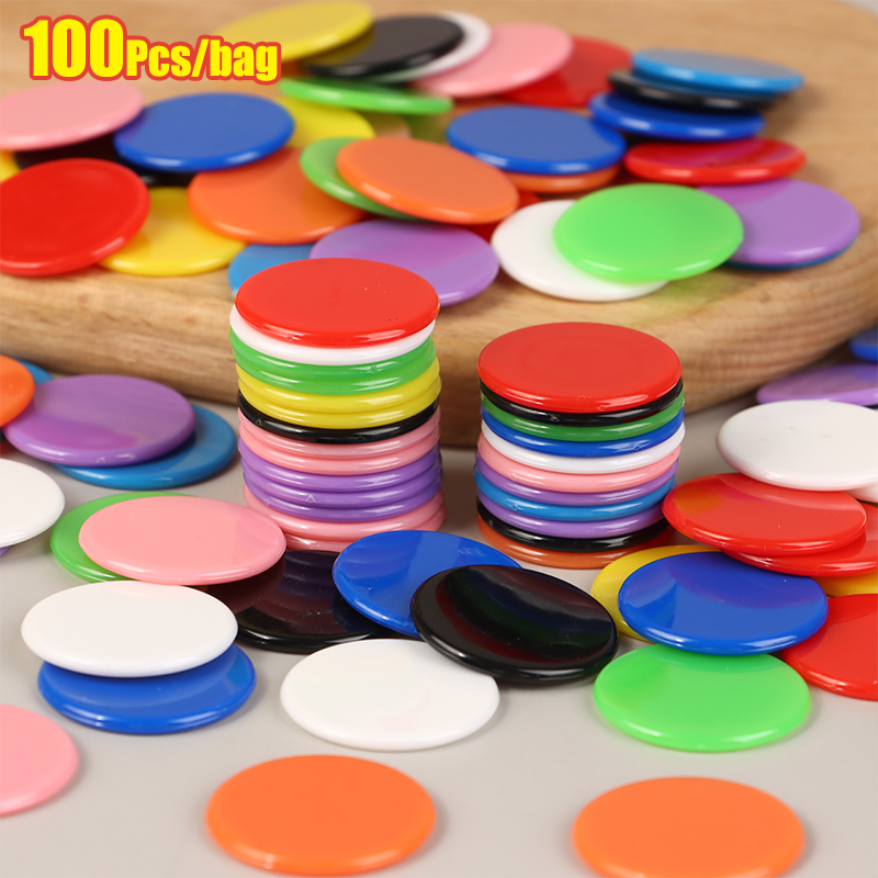 100 個 25 ミリメートルモンテッソーリ学習教育数学おも - Board Game With Chips のレビューと価格