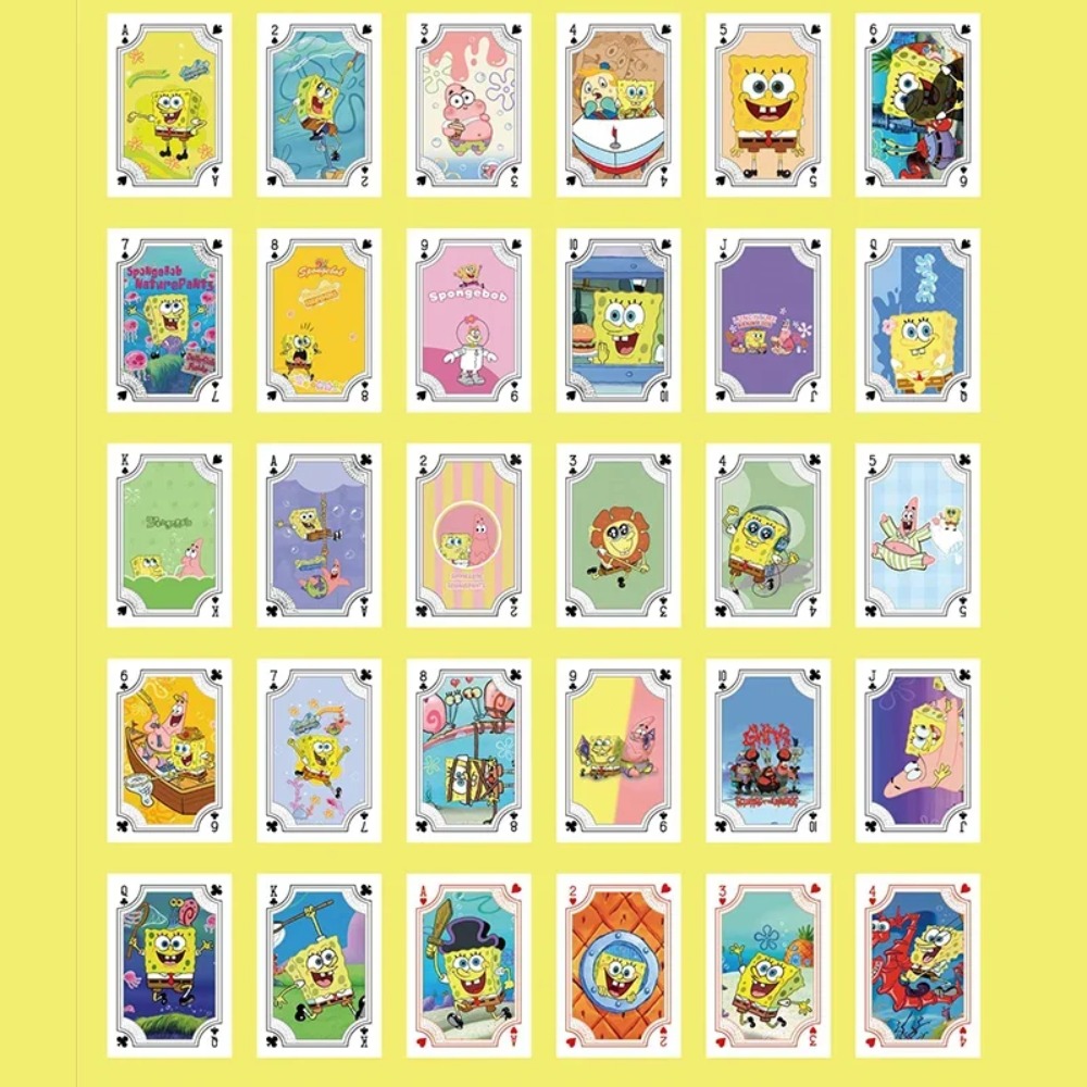 54枚入り/箱 スポンジボブ アニメ ポーカーカード パトリ - Board Game Box のレビューと価格
