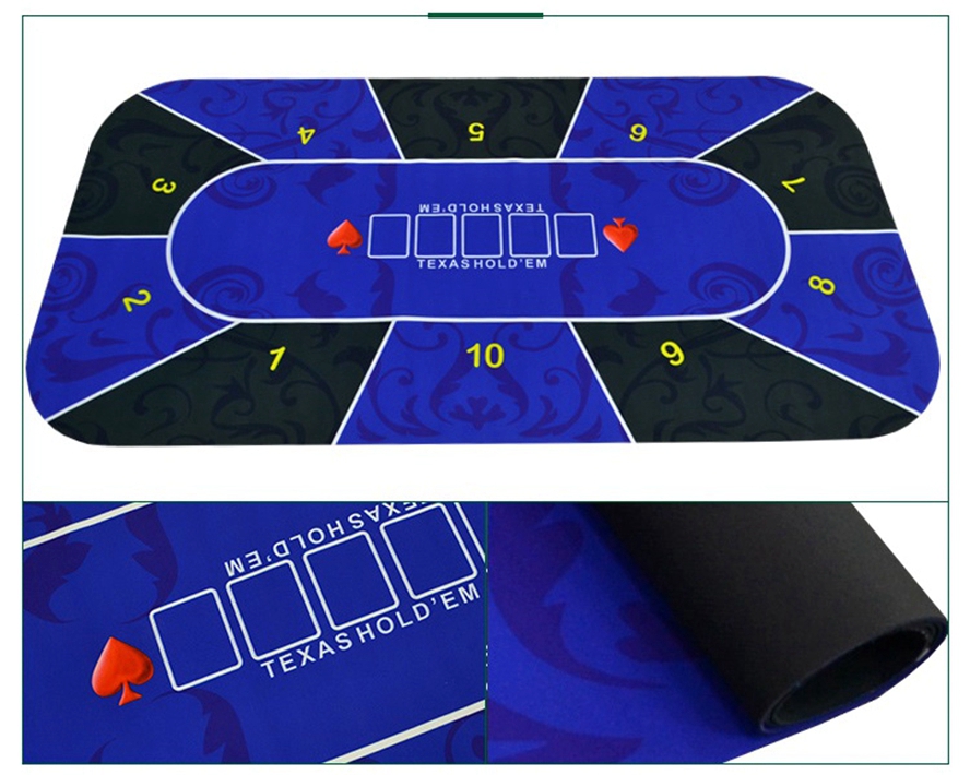 1.2×0.6m テキサスホールデムポーカー ラバーテーブル - Board Game Digital のレビューと価格
