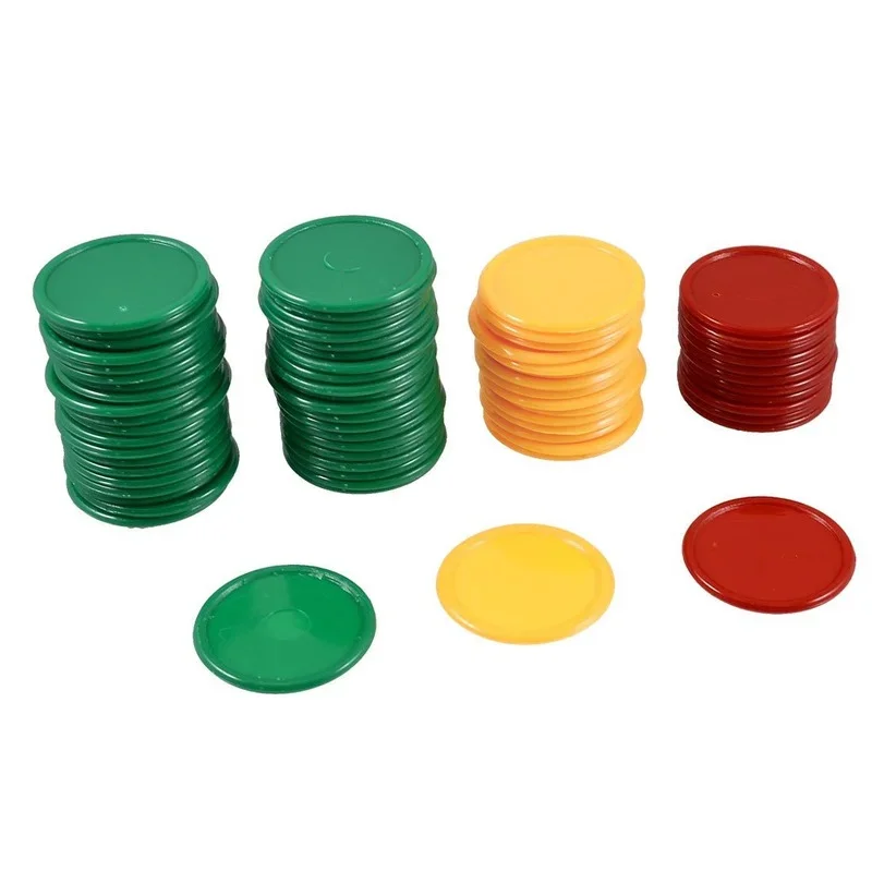 ポーカーチップ 3.2 センチメートル 3 色プラスチックチ - Board Game With Chips のレビューと価格