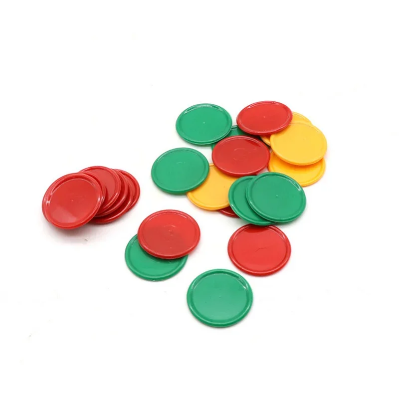ポーカーチップ 3.2 センチメートル 3 色プラスチックチ - Board Game With Chips のレビューと価格