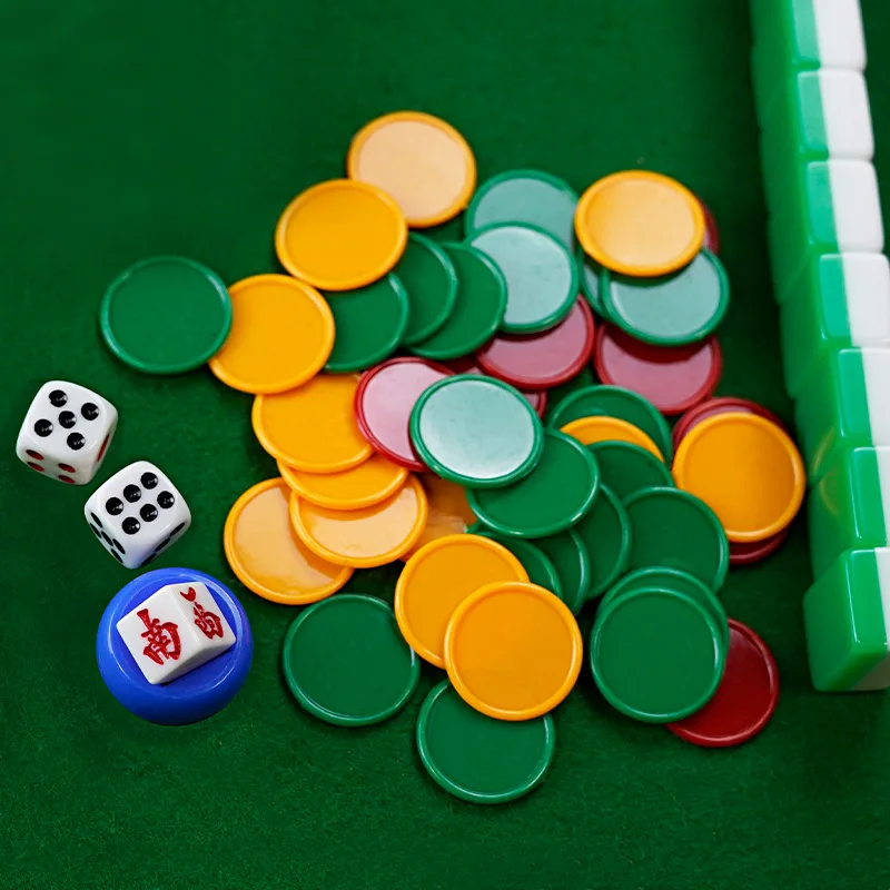 ポーカーチップ 3.2 センチメートル 3 色プラスチックチ - Board Game With Chips のレビューと価格