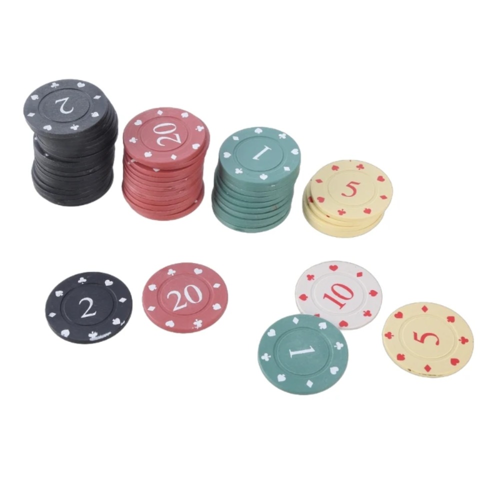 100個入り 各種額面 耐久性のあるプラスチック製 ビンゴ＆ - Board Game With Chips のレビューと価格