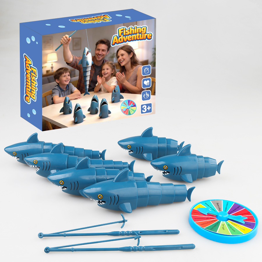 人気のサメスタイル釣りボードゲーム、インタラクティブな卓上ゲ - Board Game Nature のレビューと価格