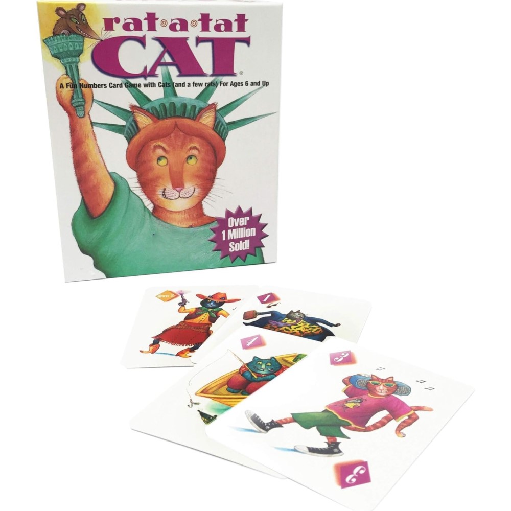 ラット・ア・タット・キャット 楽しい数字カードゲーム 猫と少 - Board Game For 2 Players のレビューと価格