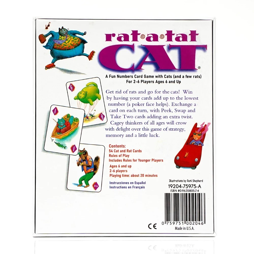 ラット・ア・タット・キャット 楽しい数字カードゲーム 猫と少 - Board Game For 2 Players のレビューと価格