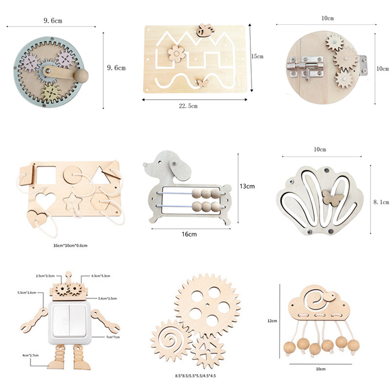 早期教育用モンテッソーリ感覚玩具,ボード,DIYアクセサリー - Board Game Nature のレビューと価格