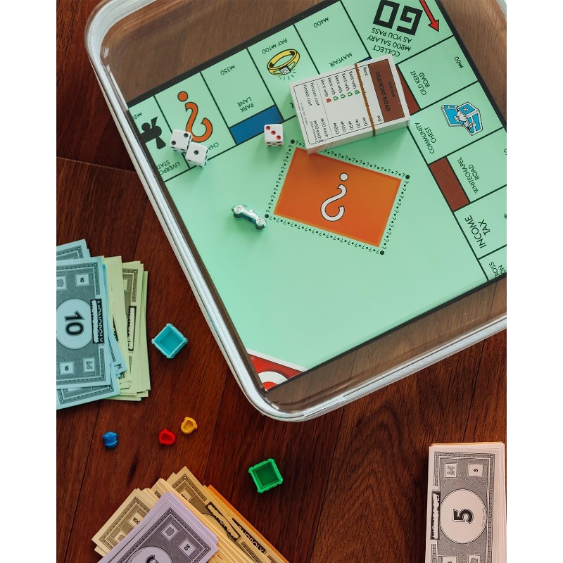 1個入り大型透明ハードシェル収納ボックス、ジッパー開閉式 - - Board Game Box のレビューと価格