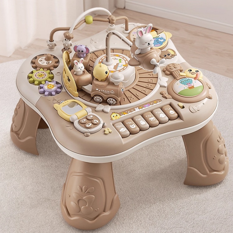 幼児向け早期教育多機能ゲームテーブル 8 in 1 電動スピ - Board Game Nature のレビューと価格