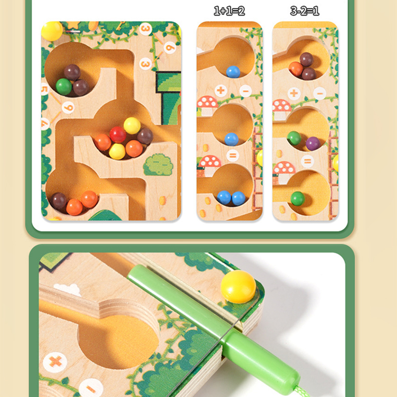 磁気並べ替えゲーム モンテッソーリ パズルおもちゃ 迷路ボー - Board Game Nature のレビューと価格