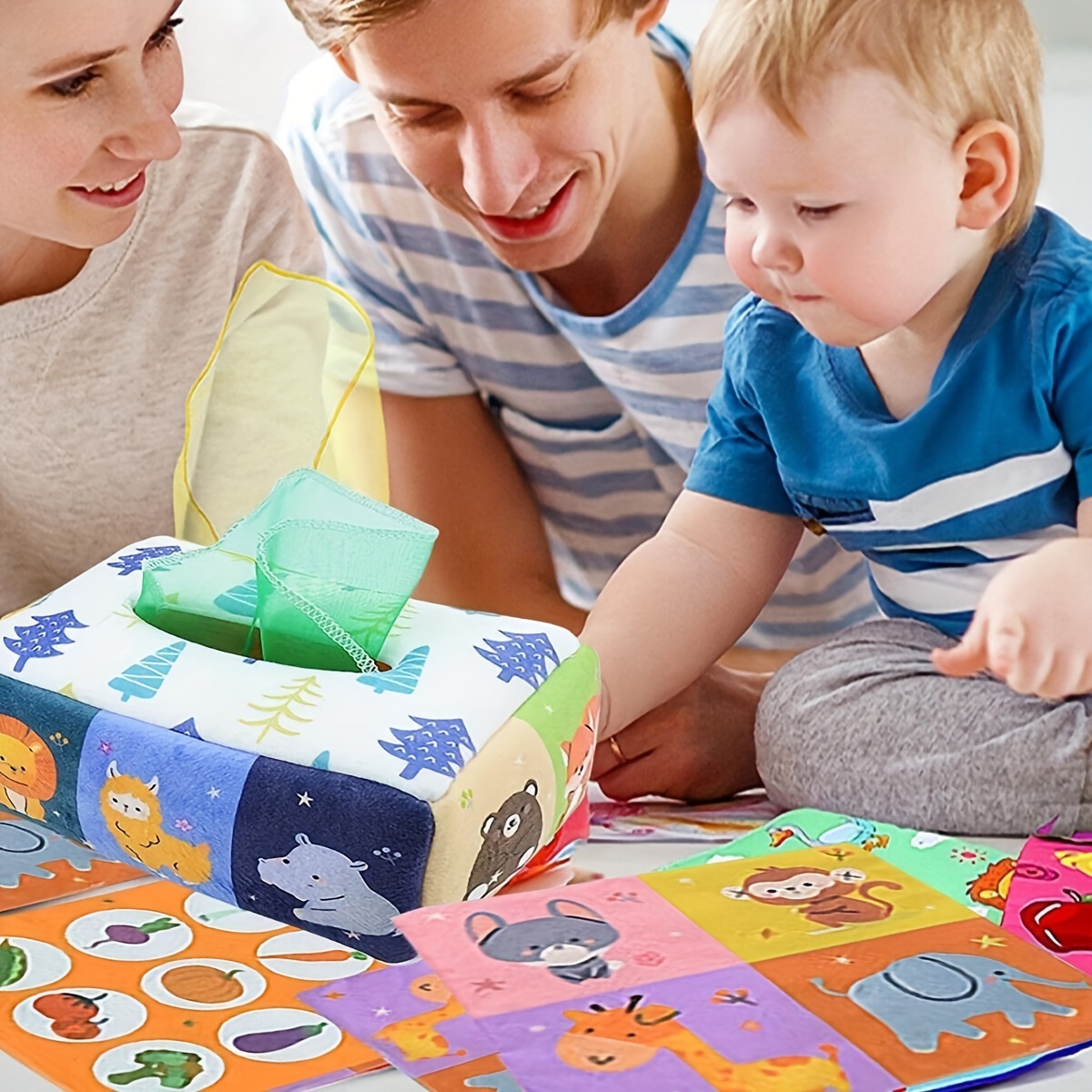 赤ちゃんモンテッソーリおもちゃ、マジックティッシュボックス、 - Board Game Box のレビューと価格