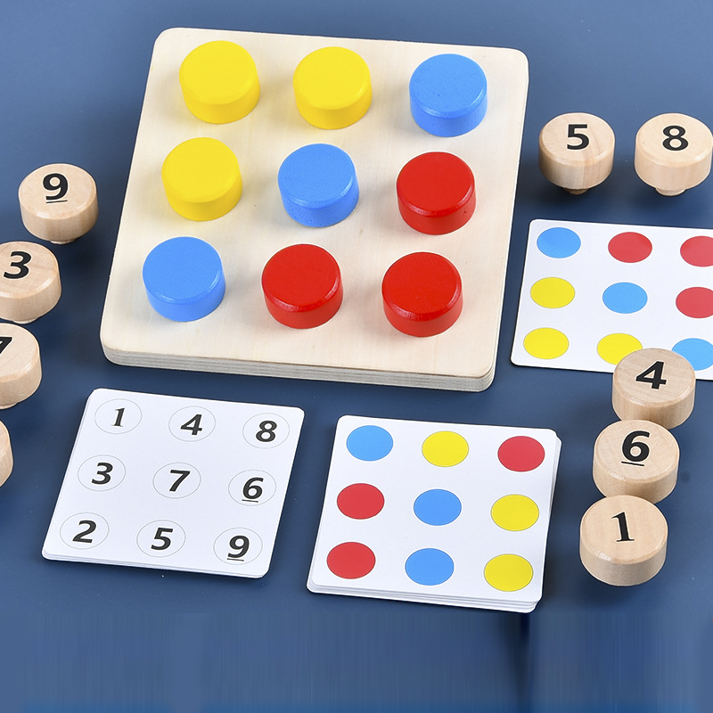 マッチングとチャレンジテーブルゲームを備えた木製のネジ,モン - Board Game Nature のレビューと価格