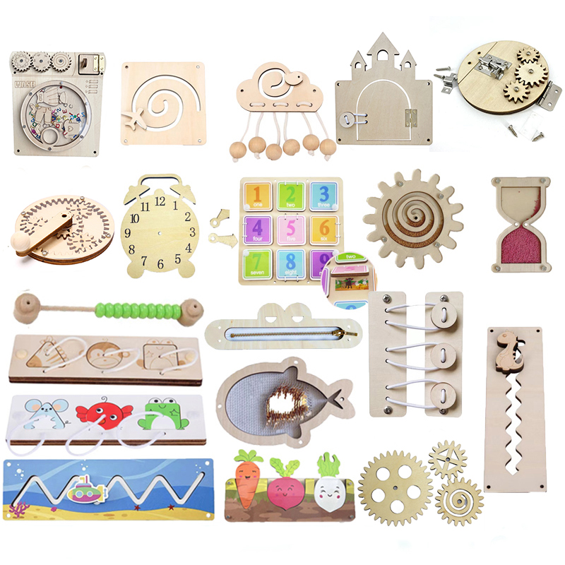 子供のためのビジーボードの付属品,子供のためのモンテッソーリ - Board Game Nature のレビューと価格